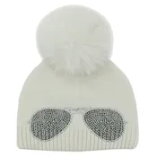 Aviator Knitted Hat w/ Pom