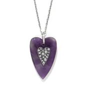 Brighton Love Messages B You Amethyst Necklace JM016A