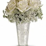 White Lace Centerpiece