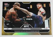 2025 Topps Now UFC 322 #41 Bo Nickal Rodolfo Vieera Gold 28/50