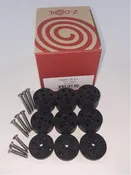 1.0 Heel Lift Kit Black - (9 pack includes all sizes)