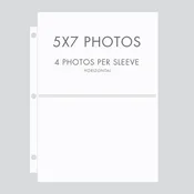 Choose how many photos the binder will hold: