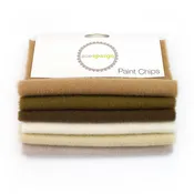 Paint Chips - 5" Squares<BR>Hand Dyed Wool Browns by Sue Spargo