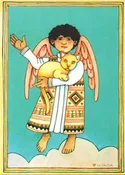 African Spirit Note Card