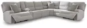 Acklen Place Power Sectional Reclining Sofa with Storage Console
