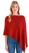 Cashmere Topper - Crimson