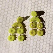 Acid Green Cher Earrings