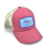 American Marlin: Badged Trucker Cap - Port Side Red
