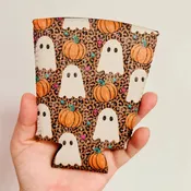 Cheetah Ghosts Iced Coffee Sleeve