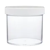 Clear Plastic Jars with Screw Lid