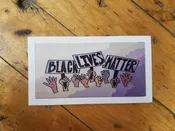 Black Lives Matter sticker — Drumming Beetle