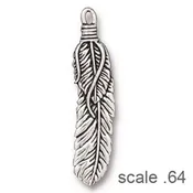 2″ Feather Pendant