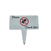 Aluminum No Dog Pooping Sign
