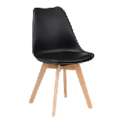 Black Nordic Style Wood Chair