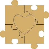 Autism Heart Pieces