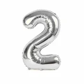 34" Jumbo Numbers- Silver