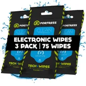 Fortress Tech Wipes (25 ct.) To-Go Cleaning Wipes for Smartphones