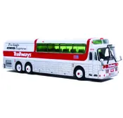 Coming In October Iconic Replicas Eagle 5 Coach Bus Trailways Package Express 1/87 Scale-HO Scale 87-0674