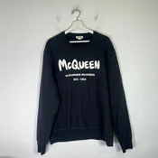 Alexander McQueen Graffiti Crewneck Sweatshirt