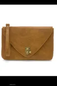 Keyhole Turnlock Envelope Crossbody