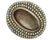 1810 Georgian Pearl Lace Pin