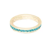 Birthstone Ring March Gold