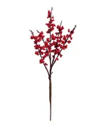 17″ Ht. Red Mini Berry Spray