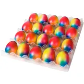 004846 Rainbow Truffle Filled Egg Shells 2x20 tray — B&R Classics