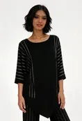 Side Studded Tunic Top with Chic Studded Accents — Talk of The Walk