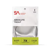 ABSOLUTE TROUT  – 7.5′  –  SINGLE PACK – 1X – CLEAR