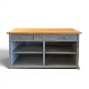 1950's Vintage Counter with Wooden Pulls