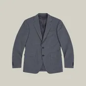 Arden Wool Silk Camel Blazer - Granite