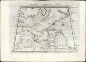 1561 Ruscelli Map of Eastern Europe as it was Known to Ptolemy