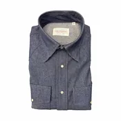 Western Button Under the Collar Shirt