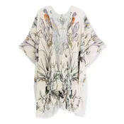 Bird Floral Garden Kimono