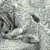 Amara Green Damask Swatch