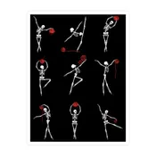 Dancing Skeins Kiss-Cut Vinyl Decals