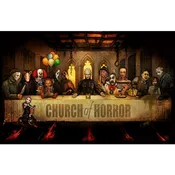 Church of Horror Movie Poster 24x36 - Cult Classic Horror Wall Art