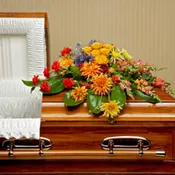 Graceful Garden Casket Spray