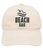 Pavillion Beach Dad Beige Adjustable Hat