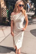 Asymmetric Maxi Dress