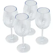 4 Piece Stemmed Wine Glass Set