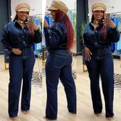 DIANA DARK DENIM JUMPER