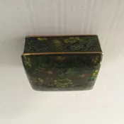 Green Cloisonne Jewelry Box