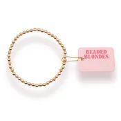 4MM Gold Beaded Bracelet
