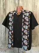 Martini Shirt-  Sable/ Sugar Skulls