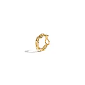 CHAIN EAR CUFF IN 18K YELLOW GOLD PLATED SILVER