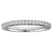 0.35 CT Round Diamond Wedding Band