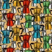 Blank Quilting - Brewed Awakenings - Espresso Pots