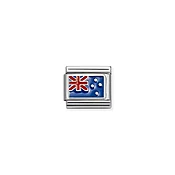 Link Composable Argento Bandiera Nuova Zelanda
